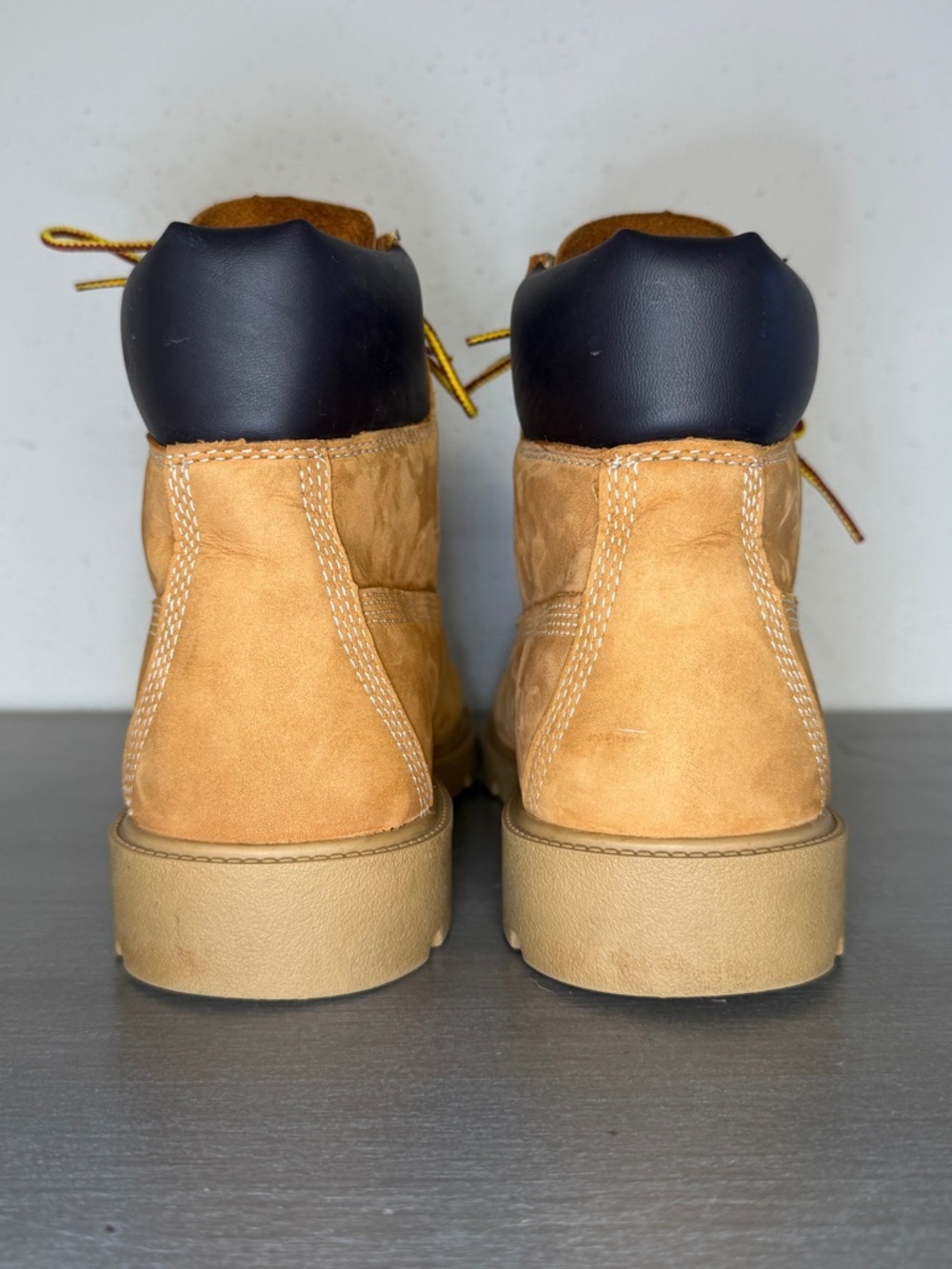Timberland 10960 Boys 6.5 Wheat Waterproof Boots Classic Nubuck High Top Youth - Picture 6 of 8